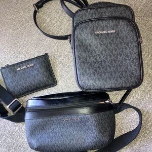 Michael Kors Black Crossbody Bag Set